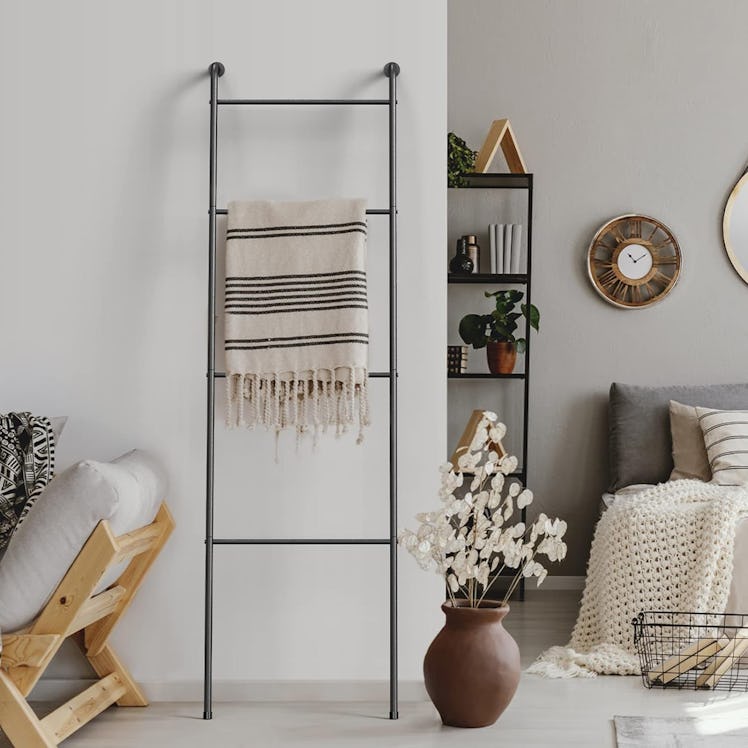 OUSHENG Blanket and Towel Ladder