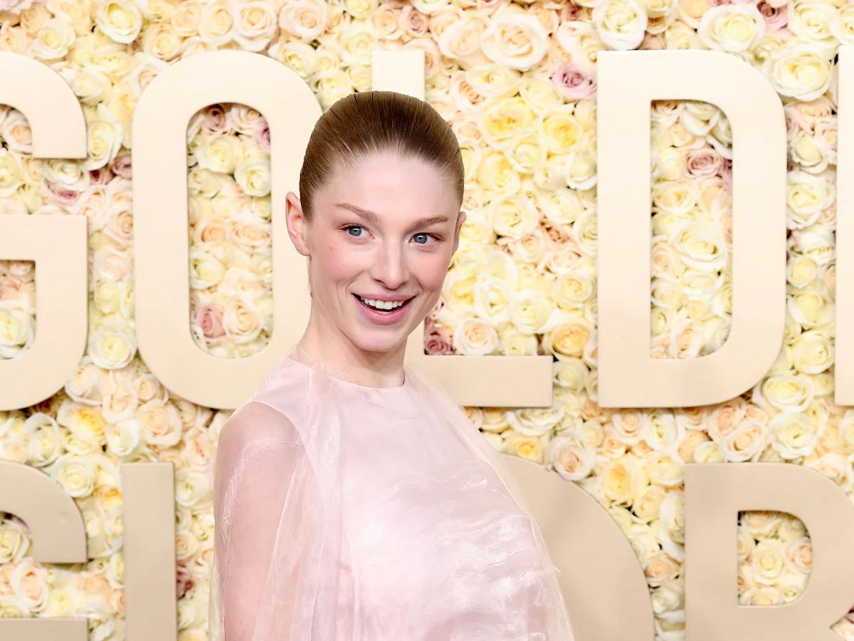 hunter schafer dress golden globes Hunter Schafer Stuns in Custom Prada at 2024 Golden Globes