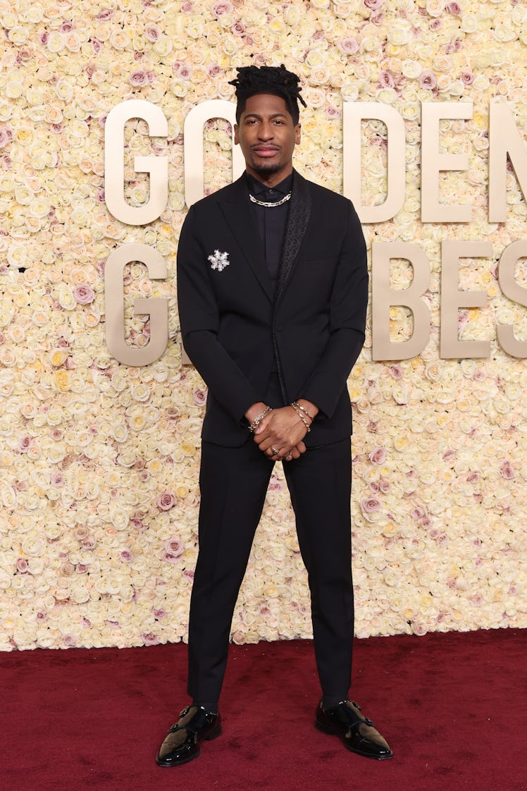  Jon Batiste attends the 81st Annual Golden Globe Awards at The Beverly Hilton on January 07, 2024 i...