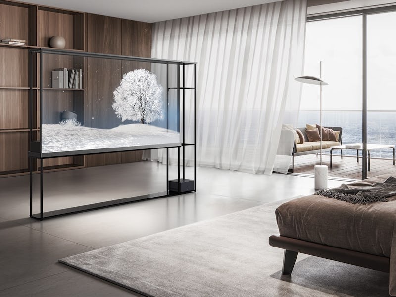 LG transparent TV