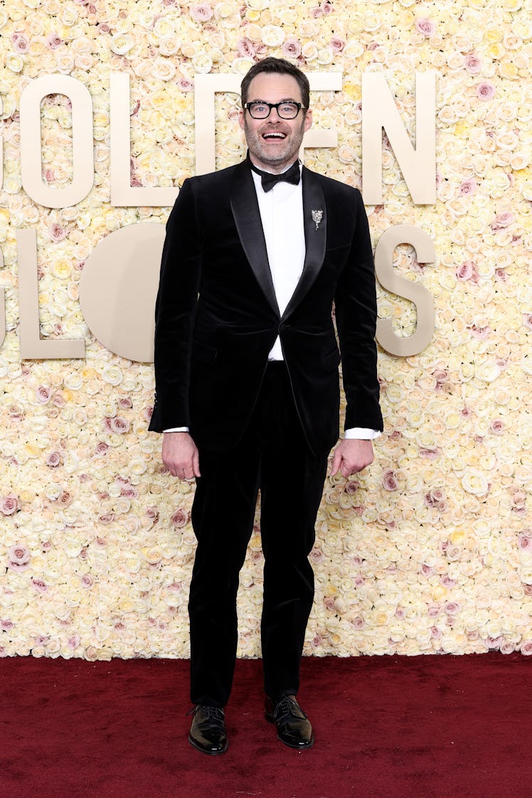 Bill Hader attends the 81st Annual Golden Globe Awards at The Beverly Hilton on January 07, 2024 in ...
