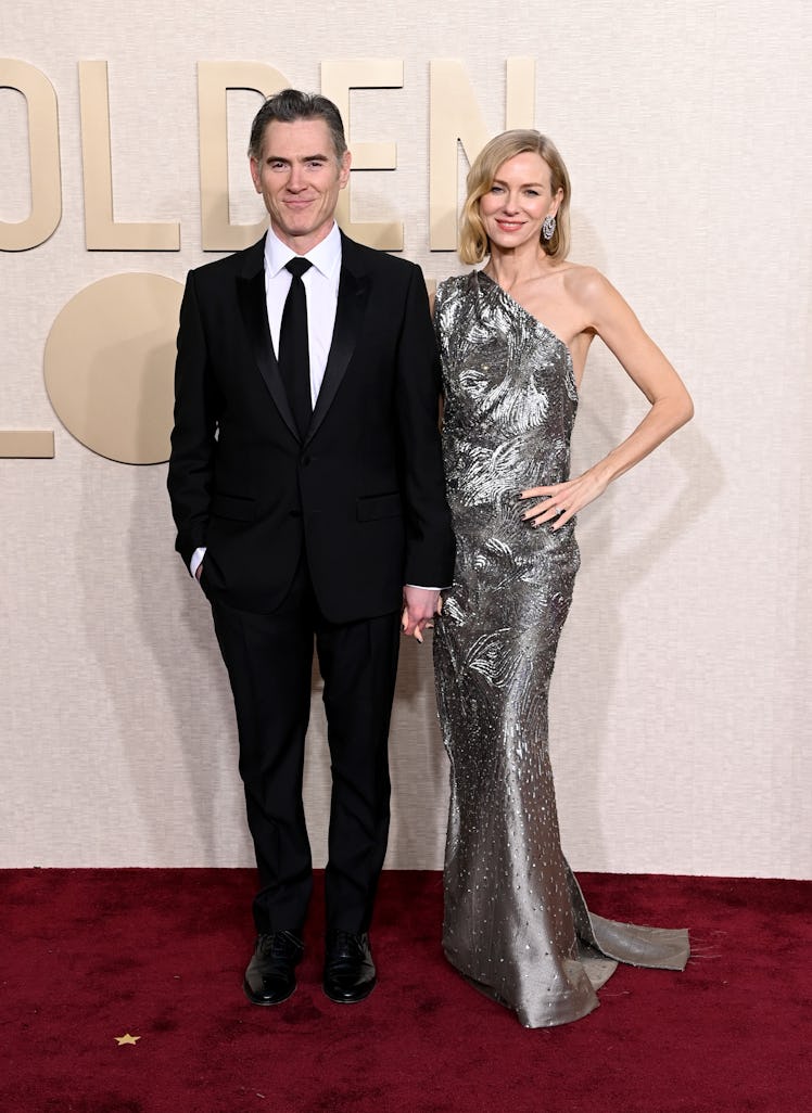 Billy Crudup and Naomi Watts attend the 81st Annual Golden Globe,Hills, California