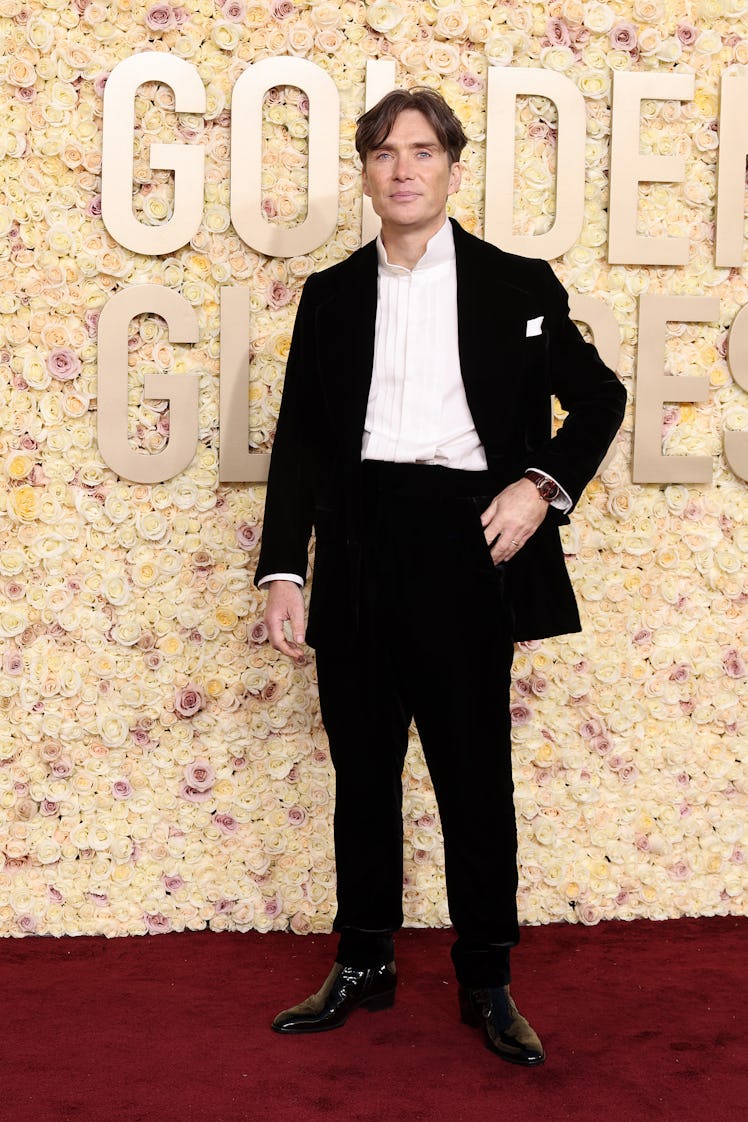 Cillian Murphy attends the 81st Annual Golden Globe Awards at The Beverly Hilton on January 07, 2024...