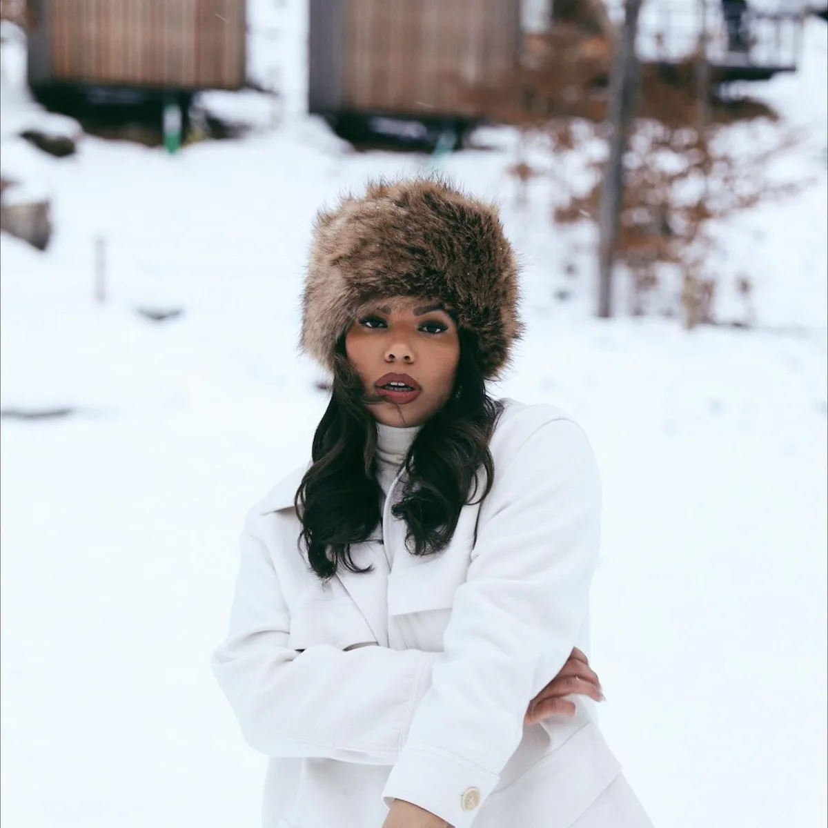 The Faux Fur Winter Hat Is In Its Fashion Girl Era The Faux Fur Winter Hat Is In Its Fashion Girl Era