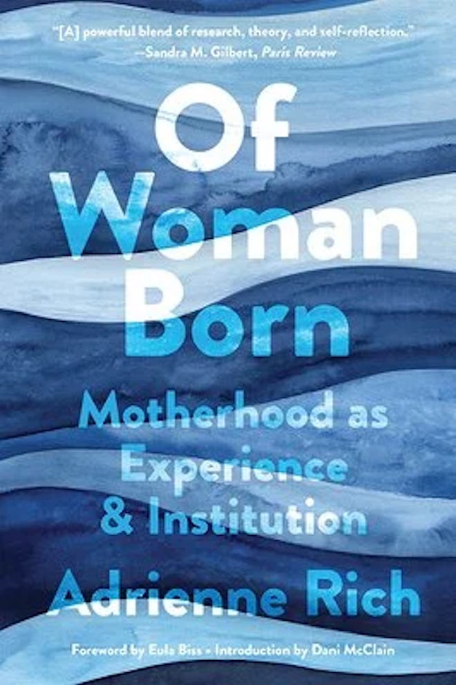 Cover of ‘Of Woman Born’ by Adrienne Rich.