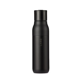 Black Self-Cleaning Filtered Water Bottle