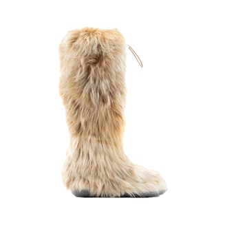 Neve Après-Ski Sheepskin-Effect Fabric Boots