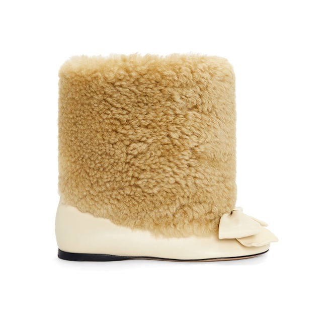 Toy Shearling and Leather Boots