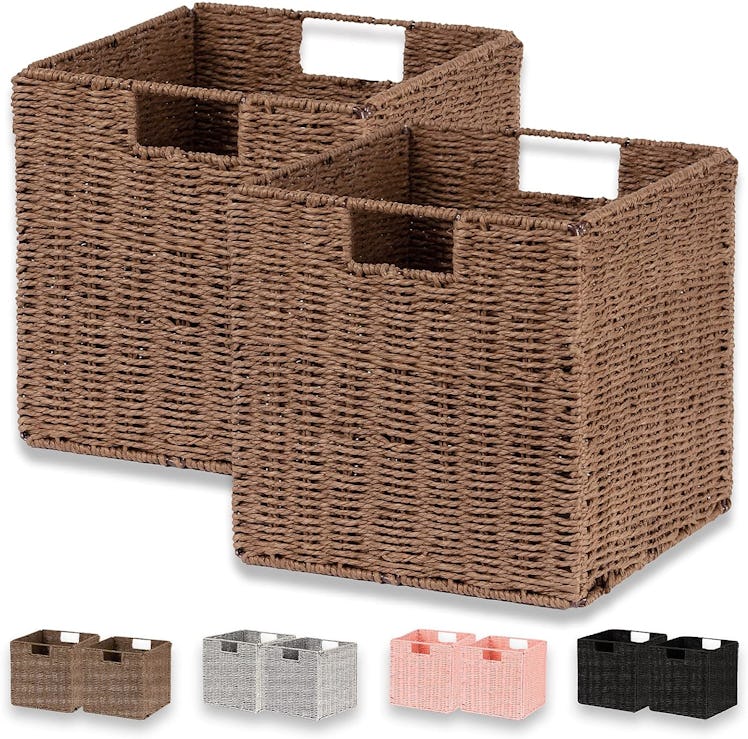 Vagusicc Wicker Baskets (Set of 2)