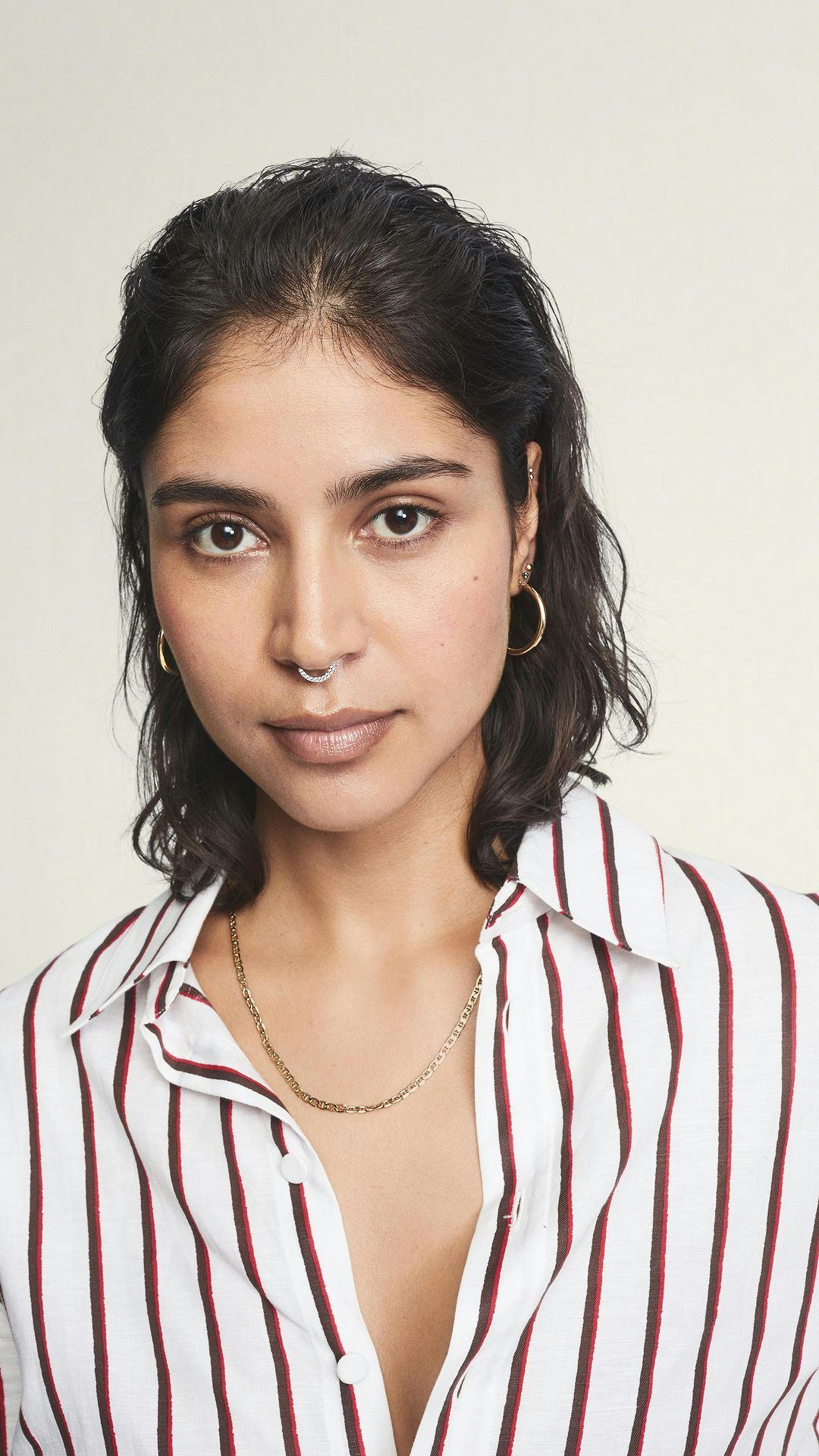 Septum piercings are still popular this year.