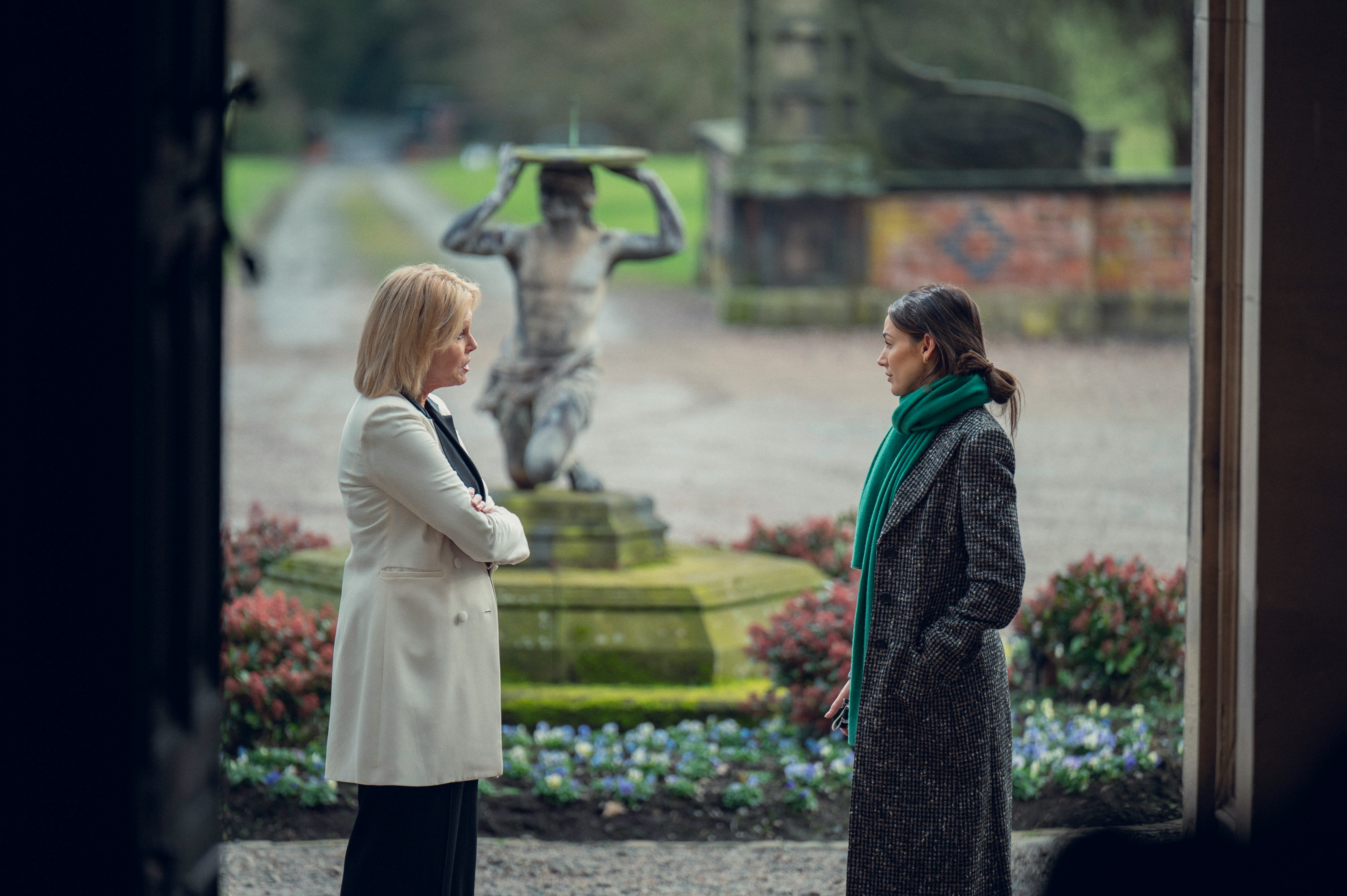 Joanna Lumley and Michelle Keegan.