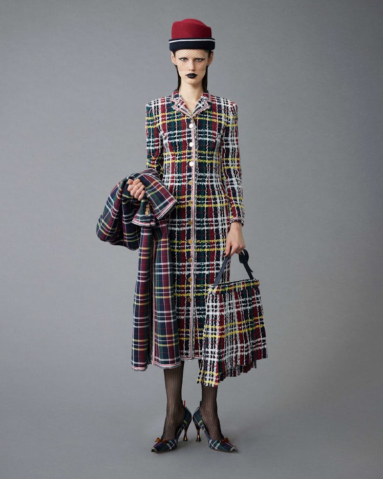 a look from thom browne pre-fall 2024
