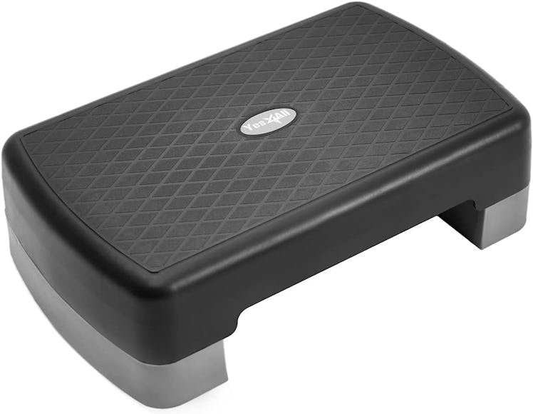 Yes4All Aerobic Exercise Step Platform With 2 Risers