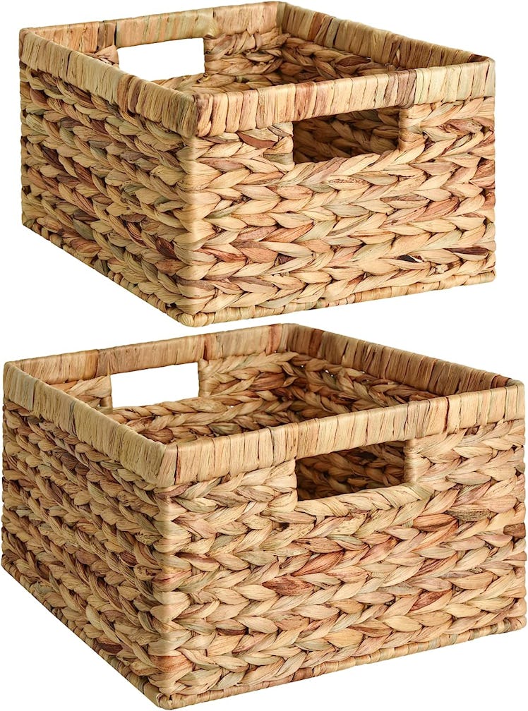 StorageWorks Wicker Storage Basket (Set of 2)