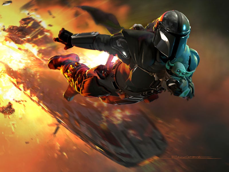 Concept art for The Mandalorian Season 4