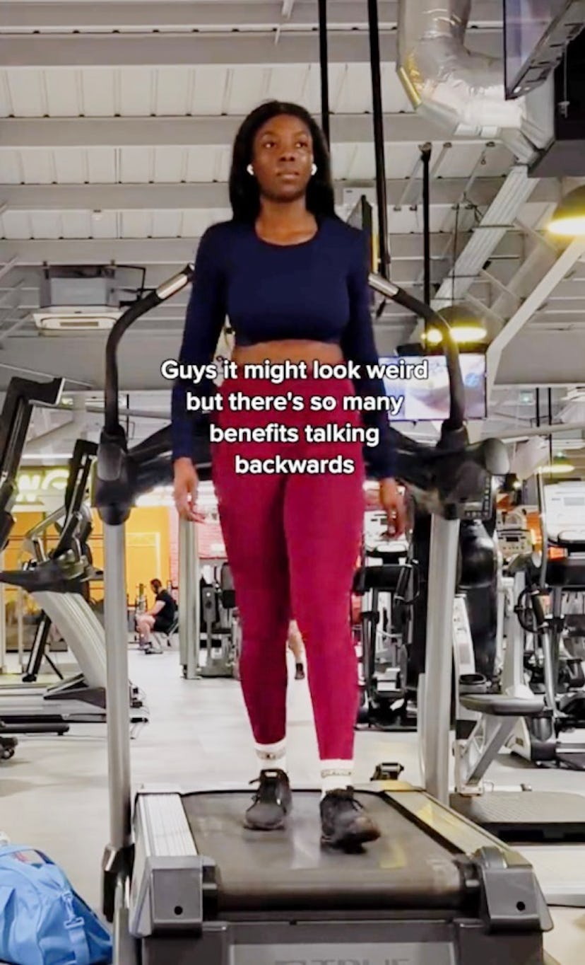 Go ahead, try walking backwards.