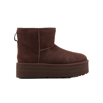 Classic Mini Platform Shearling Ankle Boots
