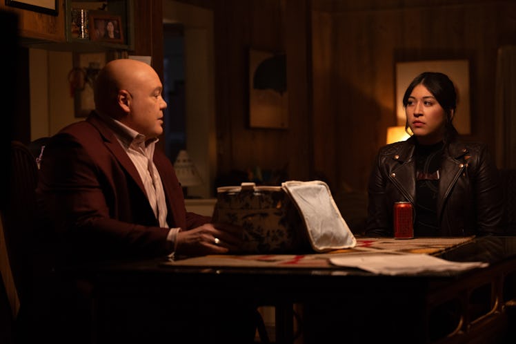 Vincent D’Onofrio as Wilson Fisk/Kingpin and Alaqua Cox as Maya Lopez in Marvel's Echo