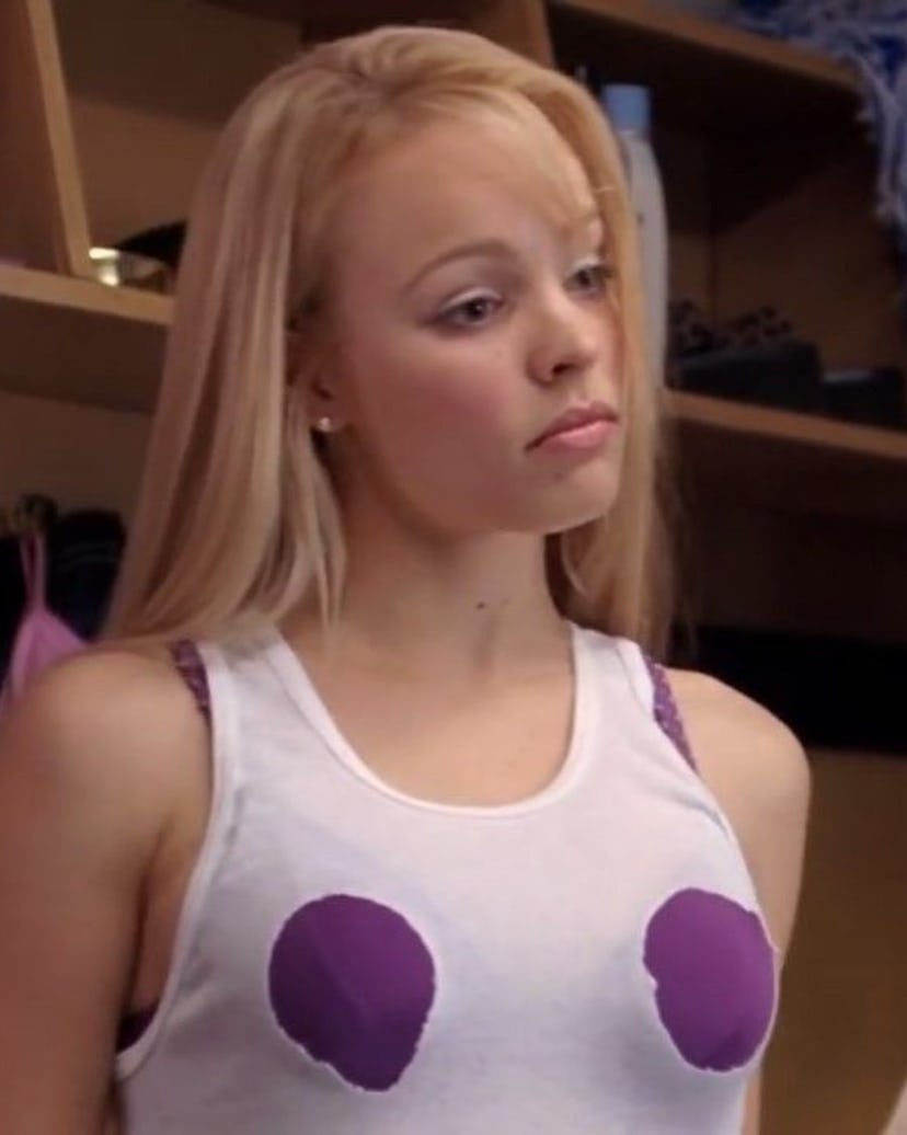 Rachel McAdams as Regina George in Mean Girls.