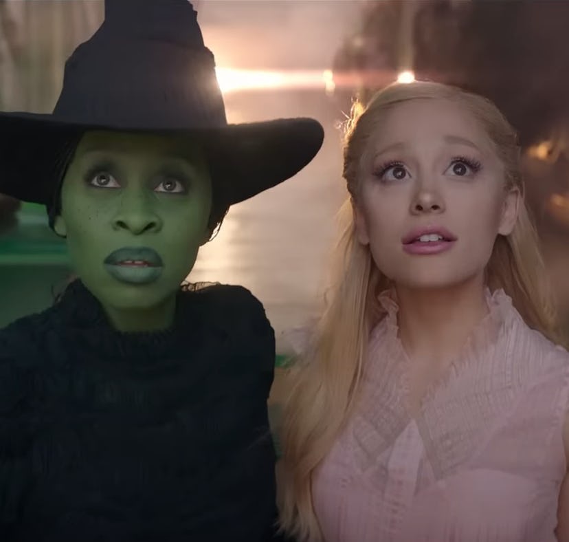 Ariana Grande and Cynthia Erivo as Glinda and Elphaba in 'Wicked'