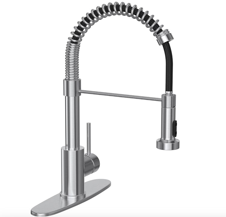 BASDEHEN Kitchen Faucets With Pull-Down Sprayer