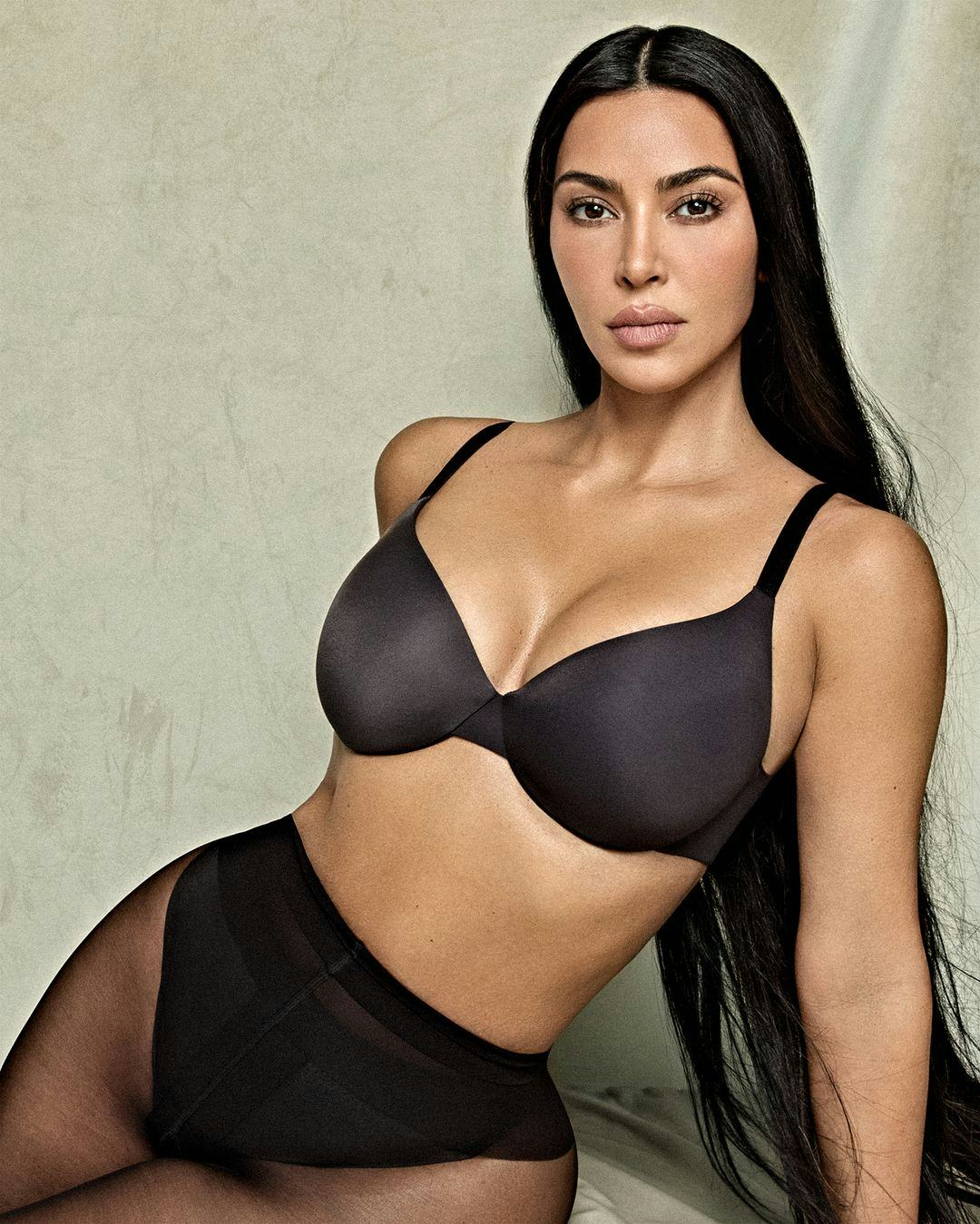 Kim Kardashian stars in a SKIMS campaign.