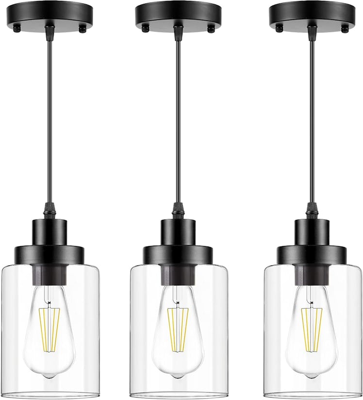 WimiSom Industrial Pendant Lights (3-Pack)