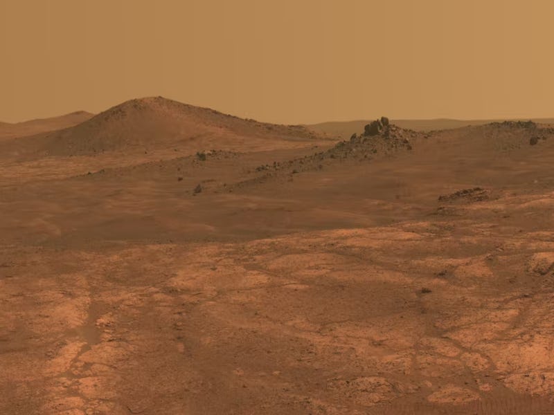 Mars’ craters come from ancient collisions during the formation of the solar system.