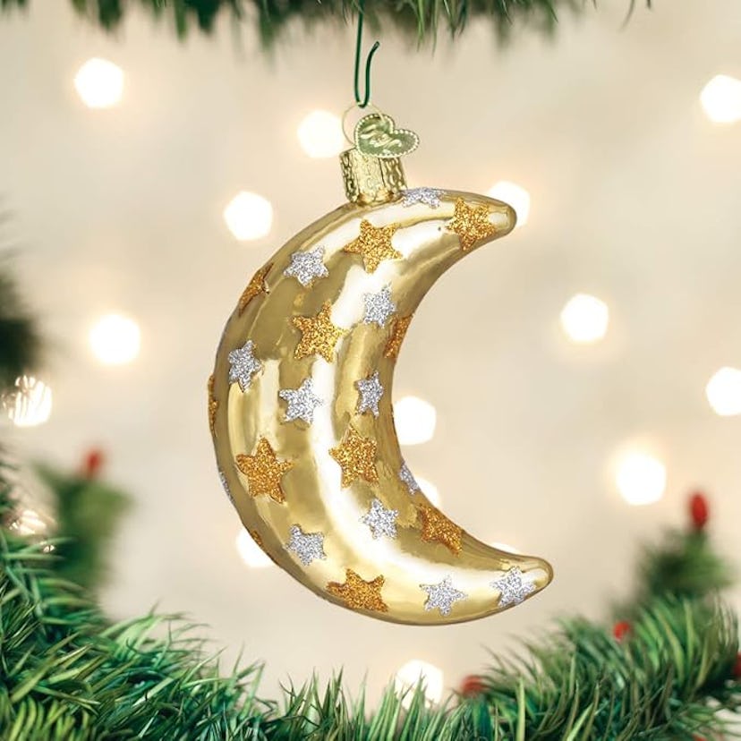 Old World Christmas Celestial Moon Ornament 