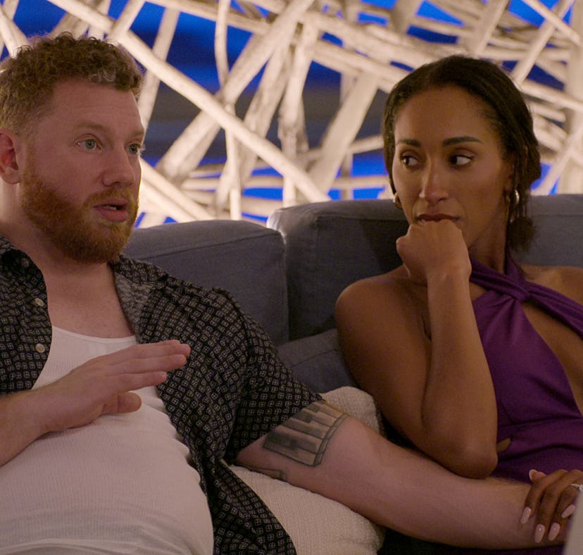 Monica Davis reveals what Stephen Richardson's text messages said on 'Love Is Blind' Season 7.