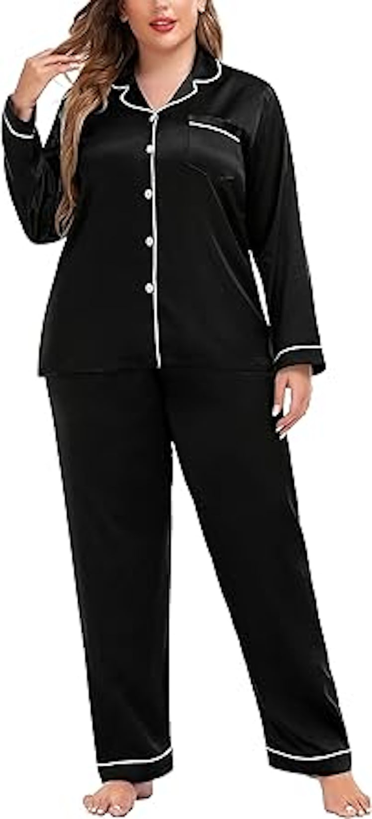 SWOMOG Satin Pajamas