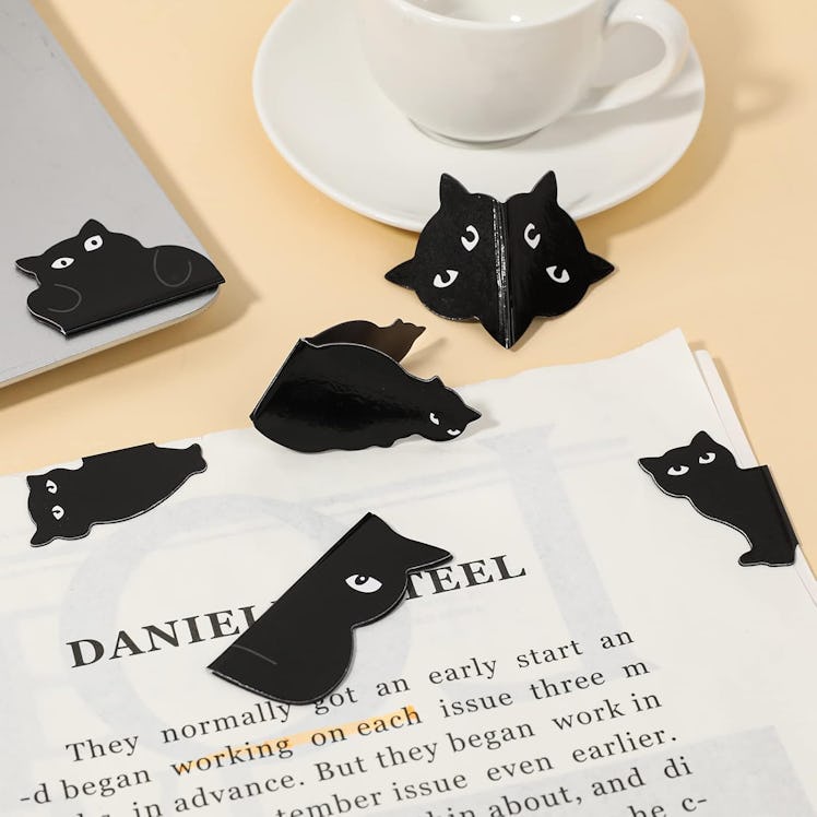 Sliverdew Black Cat Bookmarks (6 Pieces)