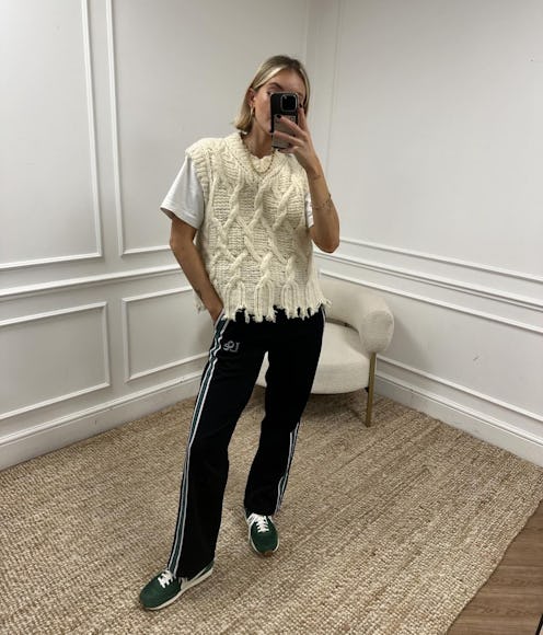 How to style track pants for fall