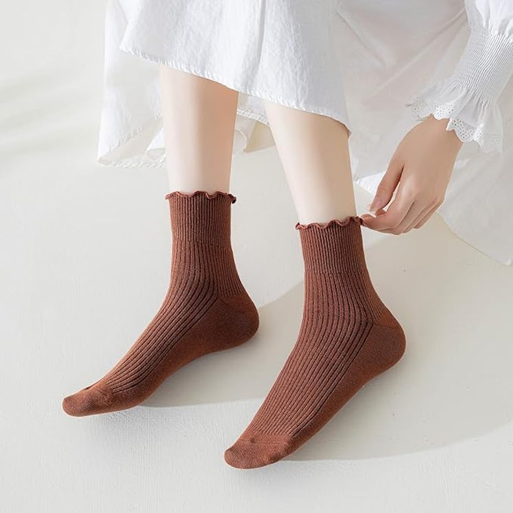 Mcool Mary Women's Ruffle Socks (6-Pack)