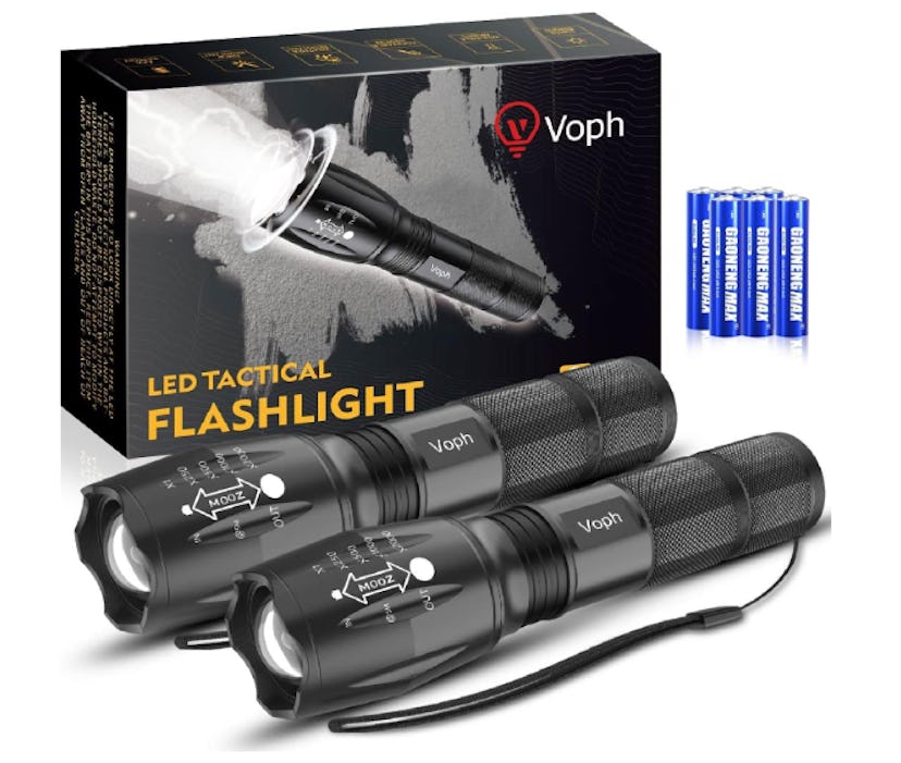 Voph Tactical LED Flash Light (2-Pack)