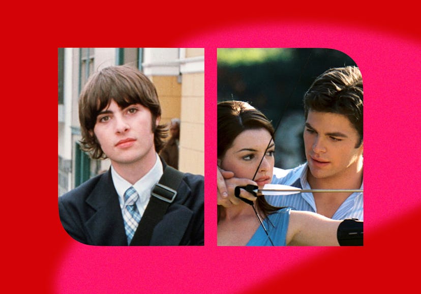 Michael, Mia, and Nicholas from The Princess Diaries movies. Photos via Shutterstock