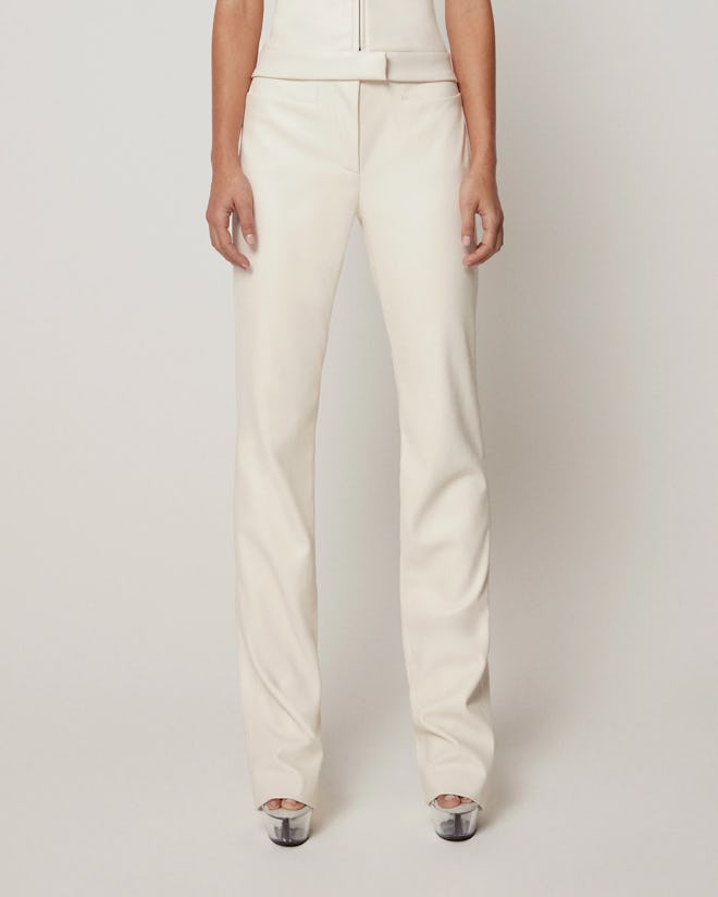 Faux Leather Trouser