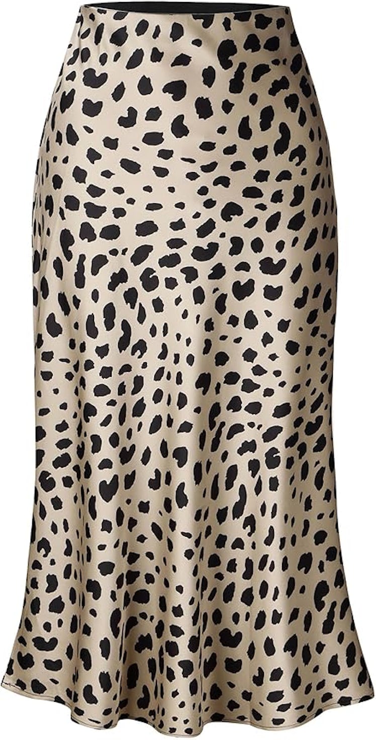 Keasmto Leopard Skirt