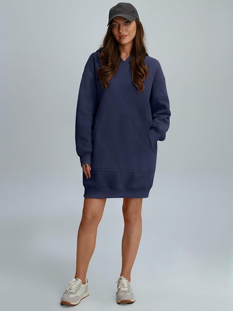 Trendy Queen Sweatshirt Mini Dress