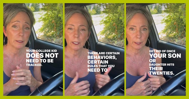 A woman explains the rules she follows when she has a 20-something adult kid living at home.