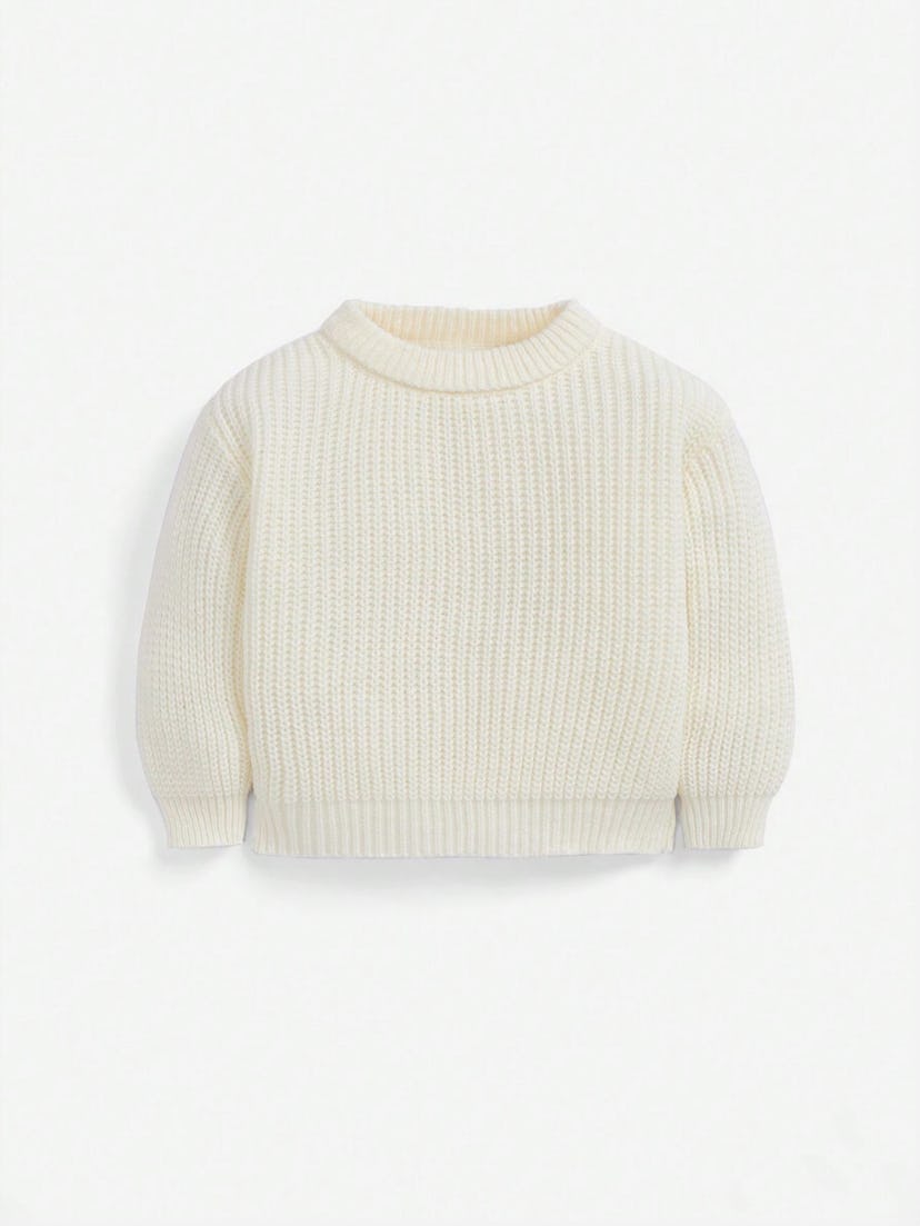 Baby Girls Ribbed Knit Sweater