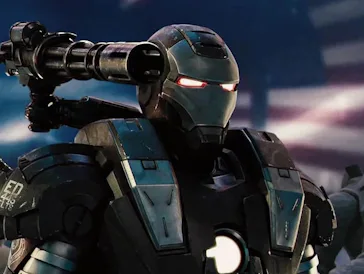 War Machine in 'Iron Man 2'.