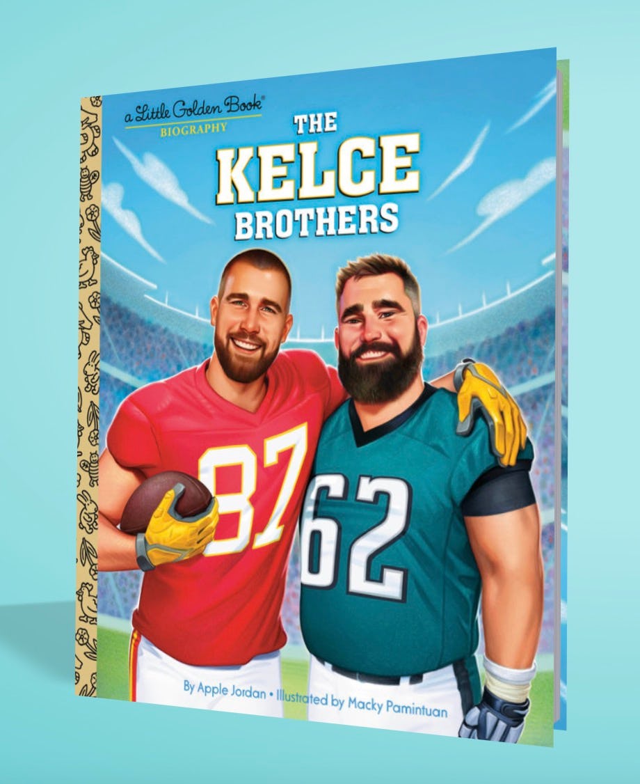 We're Obsessed With 'The Kelce Brothers' Little Golden Book