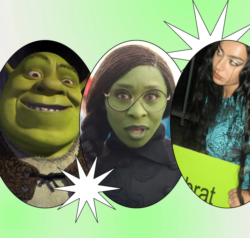 Here are some green Halloween costume ideas inspired by Elphaba, Shrek, Charli XCX, and more.