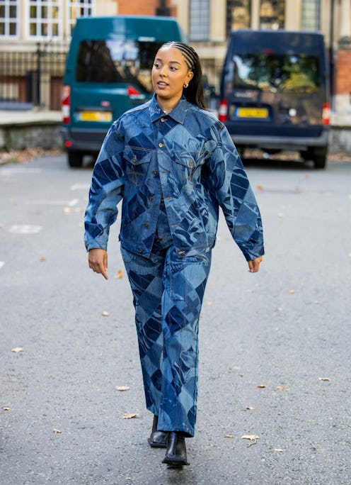 Patchwork denim trend