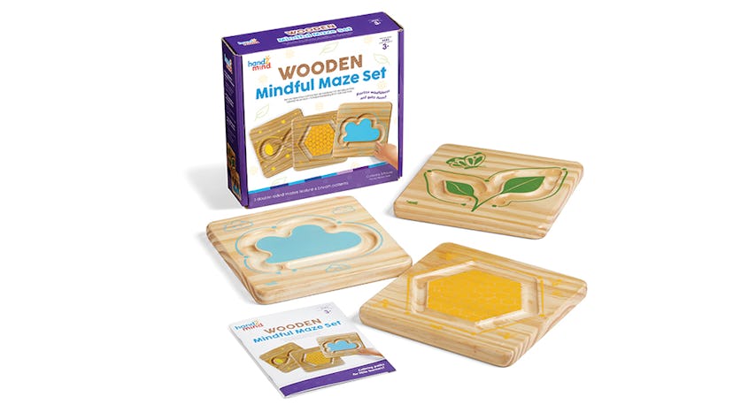 Wooden Mindful Maze Set