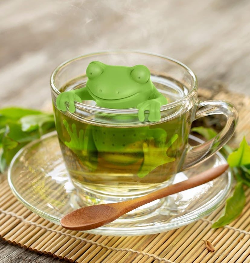 Genuine Fred Silicone Tea Infuser Frog