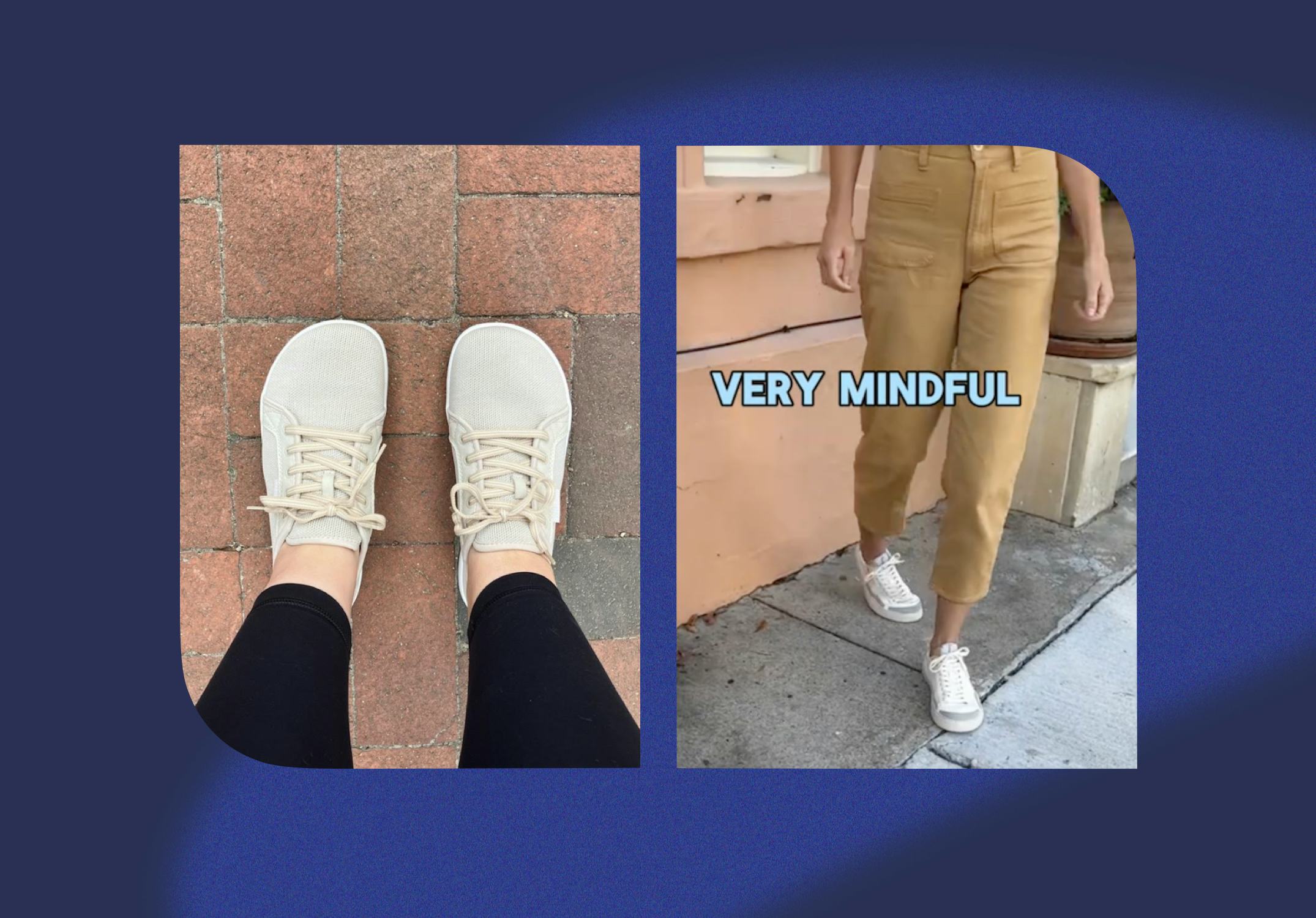 Reviewing barefoot shoes.