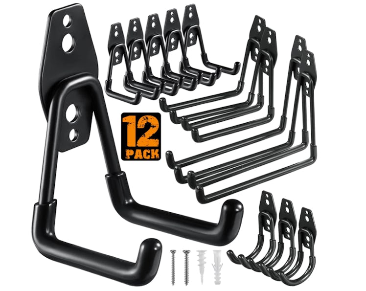 HUPBIPY Garage Hooks (12-Pack)