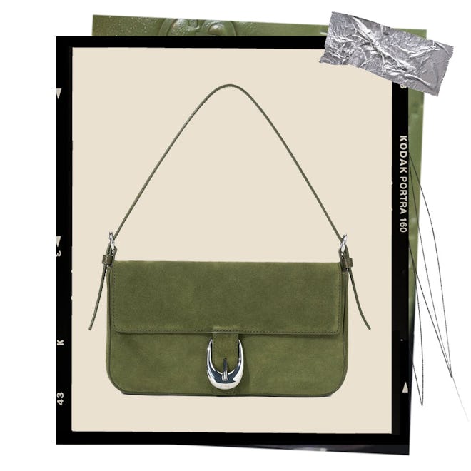 Harlow Bag Avocado Suede